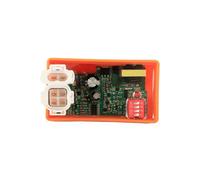 Générique Motorcycle CDI pour Moto 4 vitesses pour allumage pour AC DC réglable avec interrupteur DIP pour GY6 +2 broches(Orange)