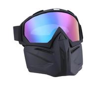 Générique Motorcycle Goggles | Anti-Fog Full Face Ski | Detachable Goggless