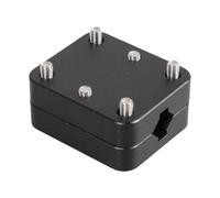 Générique Motorcycle GPS Bracket - Aluminum Alloy 12-16mm Mount, Rustproof, Anti-Vibration, Easy Installation, Secure Holder, Navigation Support, Blue Red Black | Motorbike Riding, Outdoor Adventure