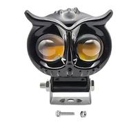 Générique Motorcycle Headlight, Super Bright LED Driving Fog Lights, Waterproof Spotlights and Flashlights for Tractor, Adventure Bike, SUV, Automotive Use, Camping, Night Riding, and Highway Travel
