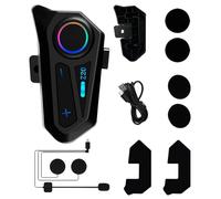 Générique Motorcycle Helmet Earphones, Wireless Half Helmet Headset, IPX6 Waterproof Audio, Type-C Fast Charging, Clear Stable Connection, Perfect Outdoor Cycling Equipment for Full Face Riding