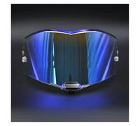 Générique Motorcycle Helmet Visor Transparent Chrome Red Extra Shield For LS2 For THUNDER For LS2 For FF805
