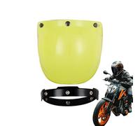 Générique Motorcycle Helmet Visor, Wind Shield Lens, Open Face Helmet, All-Weather Eye Protection for Highway Riding, Long-Distance Touring, Sunny Days, Rainy Nights, and Road Safety