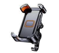 Générique Motorcycle Navigation Mount-Adjustable Clamp Secure Lock ShockReduction,Stable Road Viewing Assistance,Handlebar Grip Installation,Outdoor Travel Direction Accessory| for Riders