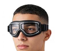 Générique Motorcycle Riding Goggles, Soft Padded Sunglasses, Anti-Slip Strap Eyewear with Uv Protection, Stylish Outdoor Gear with Modern Design, Men’s Accessory, Ideal for Racing and Cycling Sports