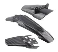 Générique Motorcycle Splash Shield - Dustproof Waterproof Deflector, Motorcycle Front Mud Guard, Wheel Extension Debris Splashback Panel | Motorbike Fairing Replacement for Road Commuting Touring