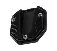 Générique Motorcycle Stand Plate - Prevent Sinking & Enhance Side Stand Stability Anti Slip Grip, Large Contact + Non Slip Base | High Strength Moulded Polymer - For Grass Sand & Soft Ground