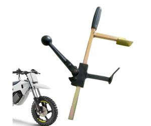 Générique Motorcycle Tire Changer - Steel Manual Bead Breaker 1-8 inch | Tyre Removal Tool With Clamp And Rim Protector | Portable Repair Kit For Scooter ATV Bike Workshop Garage