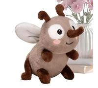 Générique Mouche Compagnon et décoration exagérée | Figurine d'animal en peluche en forme de mouche pour garçons filles adolescents salon sofa canapé lit crémaillère UN