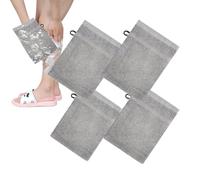 Générique Moufle de Bain | Gants de Toilette à Passant - 4 Pièces en Coton Lavable pour Main Visage Corps Homme Enfant Bébé Voyage