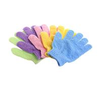 Générique Moufles de Bain Exfoliants en Nylon Lot de 2pcs pour Gommage Corporel, Séchage Rapide, Taille Unique Adaptée Femmes et Garçon et Filles