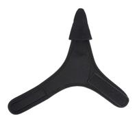 Générique Moufles de pêche à Un Seul Doigt, Cuir de Mouton Noir, Protection antidérapante, pour randonnée, Escalade et Surf Casting
