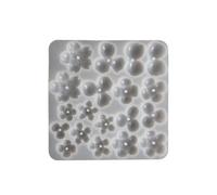 Générique Moule à Bijoux en Silicone à Usage Multiple avec des Motifs Floraux pour la création Artistique en résine, Moule à Bijoux en Silicone