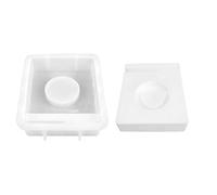 Générique Moule À Bougeoir - Forme de Lapin Dessin Animé pour Moulage | Moule Non-Adhérent pour Pâques en Silicone,Pour Plâtre, Argile, Savon, Diy, Pour Les Amateurs, La Maison, Les Fêtes Et Les