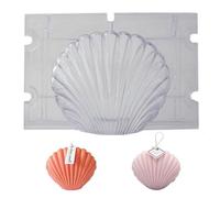 Générique Moule à Bougie en Forme d'acrylique 3D réutilisable,Lavable,en Forme de Coquillage,Fournitures de Fabrication de Bougies parfumées,Bougies esthétiques,moules en Silicone