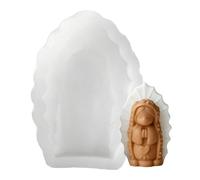 Générique Moule à Bougie Fille en prière,Création de Statue d'ange - Moules en Silicone pour Bougies | pour Fonte de plâtre pâte à Sucre Argile Chocolat Bonbons pâtisserie Loisir créatif