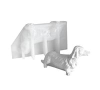 Générique Moule à Bougie pour Chien - Moule en Silicone, moules de Cuisson | résine pour Chien et Artisanat Argile | Moules à Bougies en Silicone pour la décoration intérieure | 3D pour Le Moul