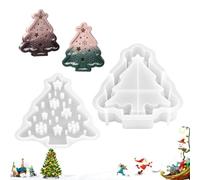 Générique Moule À Bougie Sapin De Noël Forme Flocon Et Étoile Réutilisable