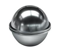 Générique Moule à Boule de Bain en Métal 2 Pièces Forme Demi-sphère N°3 Ensemble pour Fabrication de Bombes de Bain Moule DIY pour Savonnette Adapté aux Travaux Manuels