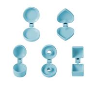 Générique Moule à Cake en Formes | Moule Découpeur de Cake Rond Facile | Accessoire Antiadhésif pour Desserts Boules de Riz Cookie Mochi Pâte à Modeler Chocolat | pour Mariage Anniversaire Fêtes