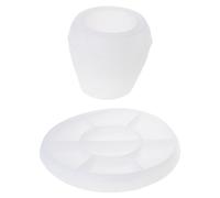 Générique Moule à Champignons en Silicone, Conception détaillée, Pied Haut, pour Les Amateurs d ' Artisanat, Vase, Pot de Rangement, Plateau, Ornement, Moule en Silicone