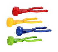 Générique Moule à de Neige à Forme Originale avec Pince, Construction Durable, pour l'hiver et l'extérieur, pour Enfants et Adultes. (Red, 37cm)