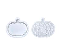 Générique Moule à en Silicone, Moules en Silicone pour Décorations de Fêtes, Fournitures D'Artisanat pour Moulage Résine pour Décorations Halloween avec Plâtre, Époxy, Cire, Porte-Bougie Et
