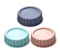 Générique Moule À Gâteau 19.5cm | Moule À Gâteau Rond Silicone, Moule À Gâteau Rond En Forme De Tournesol, Moule A Manqué Moule À Charlotte Rond Antiadhésif Pour Brownie Flan Pa-in Cuisson