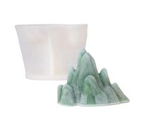 Générique Moule à gâteau en silicone antiadhésif en forme de statue de Bouddha pour desserts crémeux, puddings faits maison, passe lave-vaisselle, gadget de cuisine polyvalent en silicone