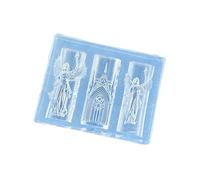 Générique Moule à Ongles en Silicone à dégagement Facile, pour l ' Artisanat d ' églises Gothiques, embellissements d ' Art d ' Ongles angéliques, châteaux de moules en Silicone