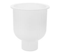 Générique Moule à Pot de Fleurs en Époxy, Moule pour Porte-Vase en Silicone Blanc, Surface Lisse sans Bavures, Démoulage Facile, pour Vase DIY la Maison, Débutants et Professionnels