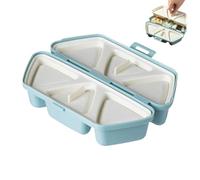 Générique Moule à Riz Triangle - Anti-Adhésif 6 Cavités Pliable - Moule à Sushi Triangle pour Façonner le Riz | Pour Débutants, Adultes, Préparation de Repas, Maison, École, Bureau, Pique-nique et