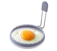 Générique Moule de cuisson pour de petit-déjeuner, anneau en silicone résistant à la chaleur, moule à crêpes et à de 4 pouces, accessoire de cuisine antiadhésif, machine à McMuffin, outil de