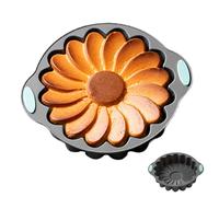 Générique Moule de gâteau en silicone - 20,5 cm plateau de cuisson non strict | Moule rond pour pain de sucré pizza au fromage | Résistant à la chaleur facile aux moules propres