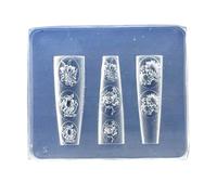 Générique Moule de Sculpture en Silicone élastique avec pour l ' Artisanat des Ongles et la création d ' Accessoires, Moule d ' estampage des Ongles en Silicone