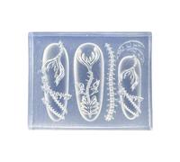 Générique Moule de Sculpture en Silicone élastique avec pour l ' Artisanat des Ongles et la création d ' Accessoires, Moule d ' estampage des Ongles en Silicone