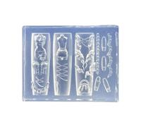 Générique Moule de Sculpture en Silicone élastique avec pour l ' Artisanat des Ongles et la création d ' Accessoires, Moule d ' estampage des Ongles en Silicone