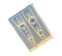 Générique Moule de Sculpture en Silicone Robuste avec Motifs Floraux Antiques, Outils d ' Art des Ongles réutilisables pour Accessoires créatifs de Gel d ' Art des Ongles
