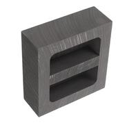 Générique Moule en Graphite 50x47x16 Mm pour Coulée de Métaux Précieux, Rainure D'huile Lubrifiante, Haute Conductivité Thermique, Outil de Fonderie Bijoux, Équipement Fusion Métal