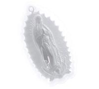 Générique Moule en Silicone Blanc D'ange Mary, Flexible et Facile à Utiliser, pour Bricolage et Création de Porte-clés en Résine Époxy