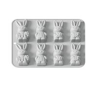 Générique Moule en Silicone en Forme de Lapins - Faciles à démouler et résistants à la Chaleur,Moule à Chocolat Bunny pour la Cuisson de Biscuits | pour savons, Bougies, Bonbons, Desserts, glaçons