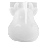 Générique Moule en Silicone et Facile à Nettoyer Haute Flexibilité Forme Vache Créative pour Résine Époxy pour Décorations de Bureau et Projets DIY