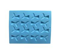 Générique Moule en Silicone pour Queue de Poisson 2pcs, Moule à Fondant Bleu, Création de Chocolats et Bonbons, pour Mini Muffins et Friandises pour Garçon et Filles