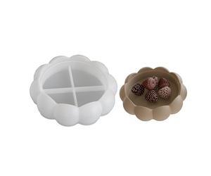 Générique Moule en Silicone réutilisable, moules d ' Artisanat en Forme de Fleur, Plateaux à Bijoux, Texture en Silicone adaptée à la Maison et sous-Verres actuels