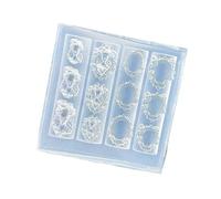 Générique Moule en Silicone Robuste pour Nail Art, Cadre Medusa, Outil de Fabrication Artisanale réutilisable pour projets de Fabrication de Bijoux, modèle de Sculpture réutilisable pour Nail Art