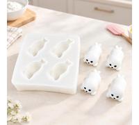 Générique Moule Flexible en Silicone pour Animaux Marins avec 4 cavités, I | 4 formes coordonnées, de démoulage flexible, projets détaillés de moulage de plâtre et de résine