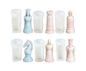 Générique Moule pour D'Échecs en Résine Outils Créatifs À Démoulage Facile | Moule à Pièces d'Échecs en Chocolat et Bonbons Pour Atelier, Cours, Studio, Fêtes, Vacances, Débutants et