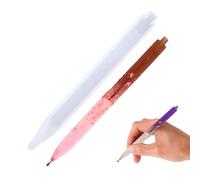 Générique Moule pour Stylo À Bille - Polymère De Silicone Flexible, Moules Créatifs Bille, Moule en Résine Époxy | Moules Silicone, Moulage Bricolage, Artisanat, Fabrication Papeterie, Écriture