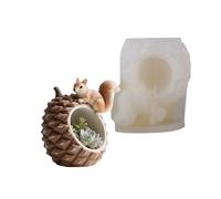 Générique Moule réutilisable en Forme de en Silicone, boîtes à Bijoux Artisanales, bougeoirs, jardinière en béton, Fournitures Artisanales, Pots de Fleurs en Silicone, Moule