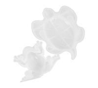 Générique Moule Silicone Époxy 2 Pièces pour Décoration Artisanale, Figurines Tortue et Grenouille, Flexible, Résistant la Déchirure, Outil de Moulage pour Bricolage et Création